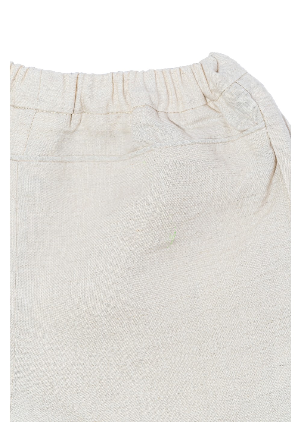 ARI Shorts, linen shorts, elastic waistband, beige