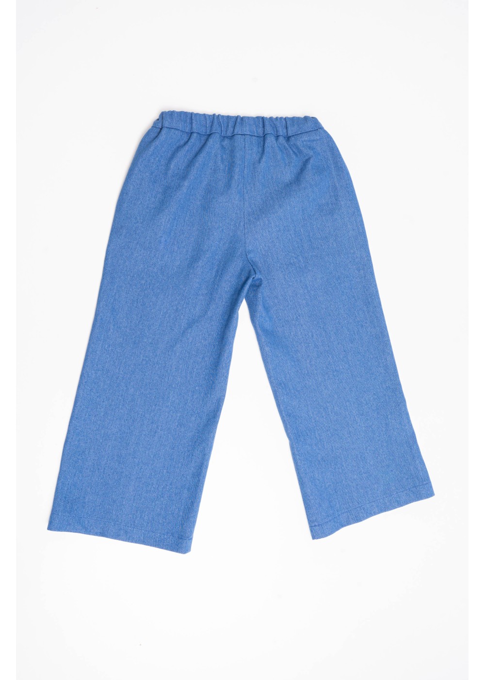 Culotte pants Jana, wide leg jeans, blue, elastic waistband