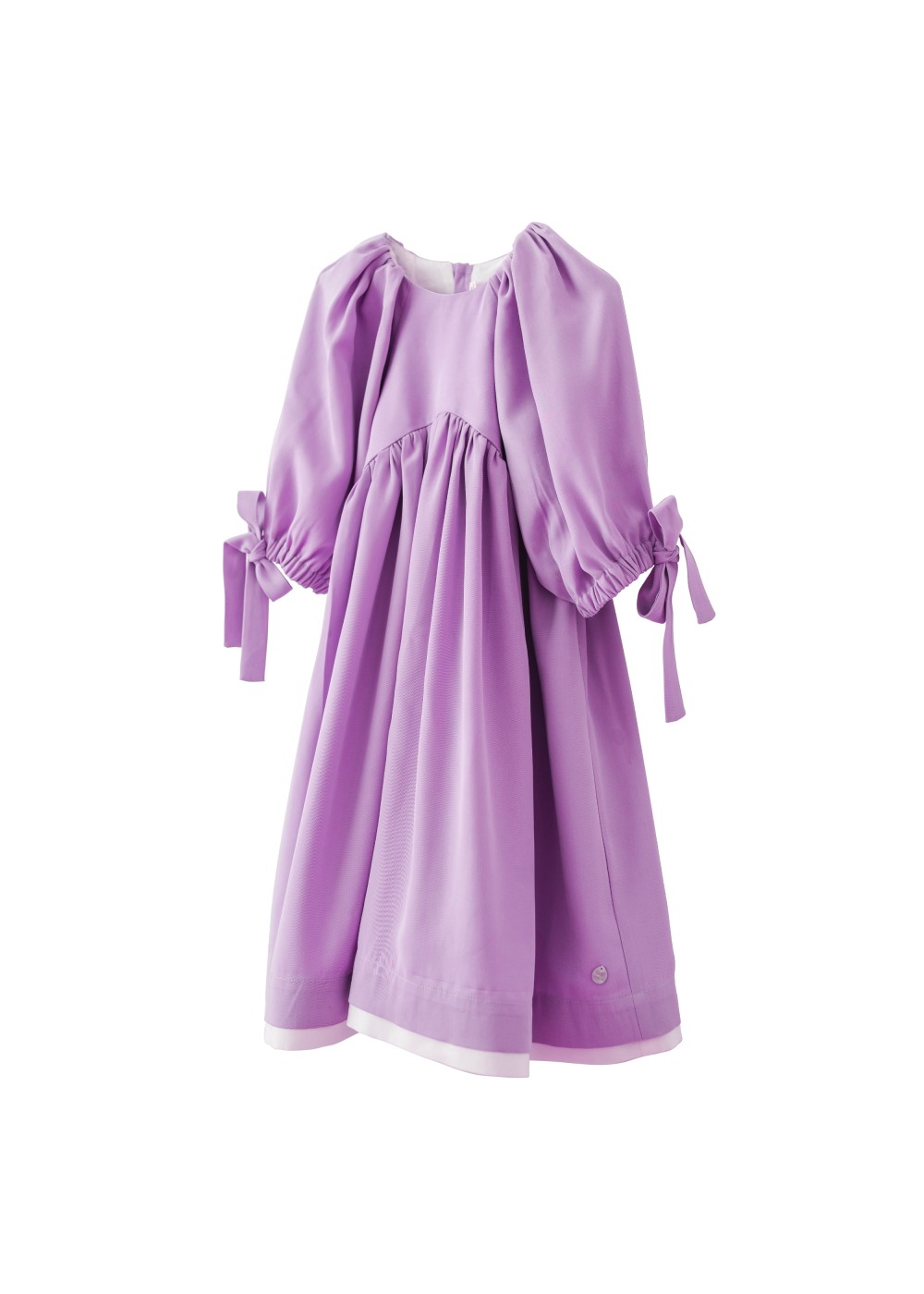 Babydoll dress Icon in soft lyocell, Lila