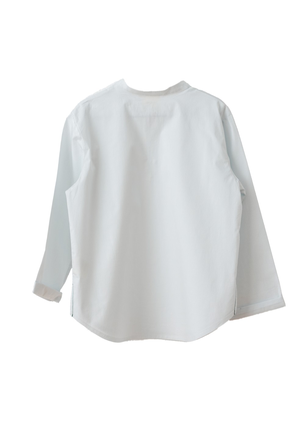 Langarm-Hemd Adler in Weiß, elastische Baumwolle, Knopfleiste